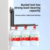 Folding Wall Mounted Clothes Drying Rack With Suction Cup Retractable Portable Space Saving Laundry Organizer - Size 13.5Inch (Random Colour)